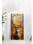 Temperli Cam Tablo Saat – Geyik ve Orman Manzaralı 30X60CM Uv Baskı– CUSD007 3