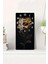 Altın Gül Desenli Temperli Cam Tablo Saat – 33X33 cm | Hd Uv Baskı– CUSD086 1