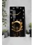 Ejderha Sineği ve Altın Hilal Tasarımlı Temperli Cam Tablo Saat – 30X60 cm Hd Uv Baskı– CUSD184 6