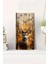 Doğanın Asaleti – Geyik Figürlü Temperli Cam Tablo Saat (30×60 Cm) Hd Uv Baskı– CUSD202 1