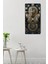 Allah Lafzı ve Kelebek Desenli Temperli Cam Tablo Saat 30X60 cm | Hd Uv Baskı– CUSD175 5