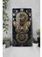 Allah Lafzı ve Kelebek Desenli Temperli Cam Tablo Saat 30X60 cm | Hd Uv Baskı– CUSD175 6