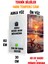 Gün Batımı Deniz Kenarı Temalı Temperli Cam Saat – Hd Uv Baskı 30X60 cm CUSD068 7