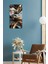 Siyah Gold Soyut Desenli Temperli Cam Tablo Saat – 30X60 Cm– Uv Baskı– CUSD140 4
