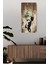 Sevimli Siyah Beyaz Kedi Temalı Temperli Cam Duvar Saati – 30X60 cm Hd Uv Baskı– CUSD058 2