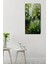 Doğa Manzaralı Yeşil Orman Temalı Temperli Cam Tablo Saat 30X60 cm | Hd Uv Baskı– CUSD187 5