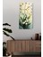 Zambak Çiçekleri Desenli Temperli Cam Tablo Saat – 30×60 cm Hd Uv Baskı– CUSD212 2
