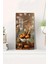 Osmanlı Arması Temperli Cam Duvar Saati – 33X33 cm Uv Baskı CSDW460 1