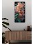 Turuncu Çiçek Desenli Temperli Cam Tablo Saat – 30X60 cm | Hd Uv Baskı– CUSD169 2