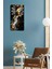 Temperli Cam Tablo Saat – 30X60 cm Modern Gold & Siyah Desen – CUSD020 4