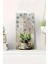 Zambak Buketi Fincan Desenli Temperli Cam Tablo Saat 30X60 cm | Hd Uv Baskı– CUSD196 1
