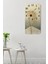 Temperli Cam Tablo Saat – Altın Noktalı Karahindiba Desenli Tasarım (30X60 Cm)– Uv Baskı– CUSD116 5