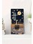 Temperli Cam Tablo Saat – Kâbe ve Gece Manzaralı 30X60CM Uv Baskı – CUSD006 1