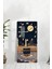 Temperli Cam Tablo Saat – Kâbe ve Gece Manzaralı 30X60CM Uv Baskı – CUSD006 3