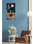 Temperli Cam Tablo Saat – Kâbe ve Gece Manzaralı 30X60CM Uv Baskı – CUSD006 4