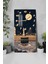 Temperli Cam Tablo Saat – Kâbe ve Gece Manzaralı 30X60CM Uv Baskı – CUSD006 6