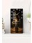 Fil ve Yıldızlı Gece Temalı Temperli Cam Tablo Saat – 30×60 Cm– Uv Baskı– CUSD135 1