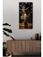 Fil ve Yıldızlı Gece Temalı Temperli Cam Tablo Saat – 30×60 Cm– Uv Baskı– CUSD135 2
