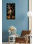 Fil ve Yıldızlı Gece Temalı Temperli Cam Tablo Saat – 30×60 Cm– Uv Baskı– CUSD135 4