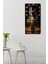 Fil ve Yıldızlı Gece Temalı Temperli Cam Tablo Saat – 30×60 Cm– Uv Baskı– CUSD135 5