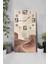 Temperli Cam Tablo Saat – Dalga Desenli Modern Tasarım (33X33 Cm) – Uv Baskı– CUSD091 6