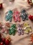 Momikotasarım,yılbaşı 7li Ginger Bread Kurabiye Adam Buzdolabı Süsü, Yılbaşı Hediyelik 1