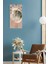 Bej & Gold Soyut Desenli Temperli Cam Tablo Saat – 30X60 cm | Hd Uv Baskı– CUSD087 4