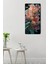 Turuncu Çiçek Desenli Temperli Cam Tablo Saat – 30X60 cm | Hd Uv Baskı– CUSD169 5