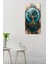 Temperli Cam Tablo Saat – Hayat Ağacı Desenli (30X60 Cm) Uv Baskı – CUSD033 5