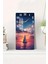 Gün Batımında Yelkenli Tekne Temalı Temperli Cam Duvar Saati – 30X60 cm Hd Uv Baskı– CUSD057 1