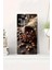 Temperli Cam Tablo Saat – Kahve Çekirdekleri Desenli 30X60CM Uv Baskı – CUSD009 1