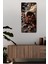 Temperli Cam Tablo Saat – Kahve Çekirdekleri Desenli 30X60CM Uv Baskı – CUSD009 2
