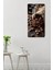 Temperli Cam Tablo Saat – Kahve Çekirdekleri Desenli 30X60CM Uv Baskı – CUSD009 5