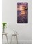 Gün Batımı ve Deniz Kabukları Temalı Temperli Cam Tablo Saat – 30X60 cm | Hd Uv Baskı CUSD079 5
