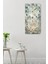 Altın Tüy Desenli Temperli Cam Tablo Saat 30×60 cm Hd Uv Baskı– CUSD222 5