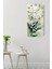 Zambak Çiçekleri Temalı Temperli Cam Tablo Saat 30×60 cm Hd Uv Baskı– CUSD218 5