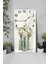Rustik Yeşil Şişelerde Papatya Desenli Temperli Cam Tablo Saat 30X60 cm |hd Uv Baskı– CUSD200 6