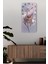 Beyaz Çiçek Desenli Uv Baskı Mdf Tablo Saat – 30X60 Cm– USD216 2