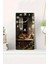 Kitaplık Önünde Uyuyan Kedi Tasarımlı Temperli Cam Tablo Saat – 30X60 cm Uv Baskı – CUSD015 1