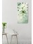 Zambak Çiçekli Temperli Cam Tablo Saat – 30X60 cm | Hd Uv Baskı– CUSD164 5