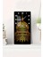 Altın Kubbe Desenli Temperli Cam Tablo Saat – 30X60 cm | Hd Uv Baskı– CUSD171 1