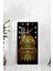 Altın Kubbe Desenli Temperli Cam Tablo Saat – 30X60 cm | Hd Uv Baskı– CUSD171 3
