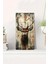 Dekorasyona Şıklık Katan Temperli Cam Tablo Saat – 30X60 cm Uv Baskı – CUSD032 1