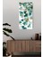 Turkuaz Yaprak Desenli Temperli Cam Tablo Saat – 30×60 cm Hd Uv Baskı– CUSD209 2