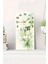 Beyaz Zambaklar Temalı Temperli Cam Duvar Saati – 33X33 cm – Hd Uv Baskı– CUSD071 1