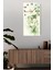 Beyaz Zambaklar Temalı Temperli Cam Duvar Saati – 33X33 cm – Hd Uv Baskı– CUSD071 2