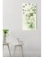Beyaz Zambaklar Temalı Temperli Cam Duvar Saati – 33X33 cm – Hd Uv Baskı– CUSD071 5
