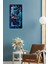 Allah Yazılı Neon Çerçeveli Temperli Cam Tablo Saat (30X60 Cm) – CUSD028 4