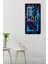 Allah Yazılı Neon Çerçeveli Temperli Cam Tablo Saat (30X60 Cm) – CUSD028 5