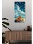 Deniz Kabuğu ve Yıldız Temalı Temperli Cam Duvar Saati – 30X60 cm Hd Uv Baskı– CUSD060 2